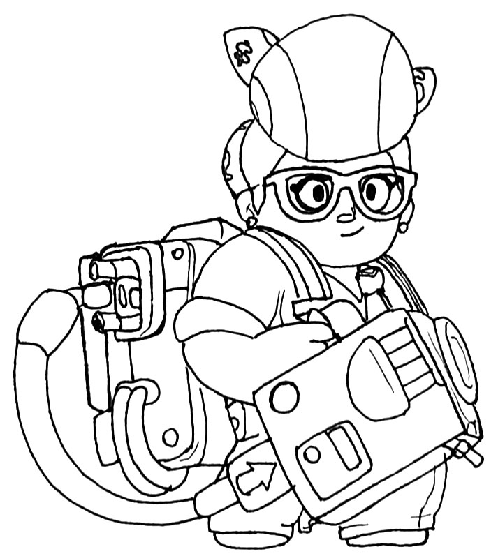 Stonks pam â brawl stars â coloring