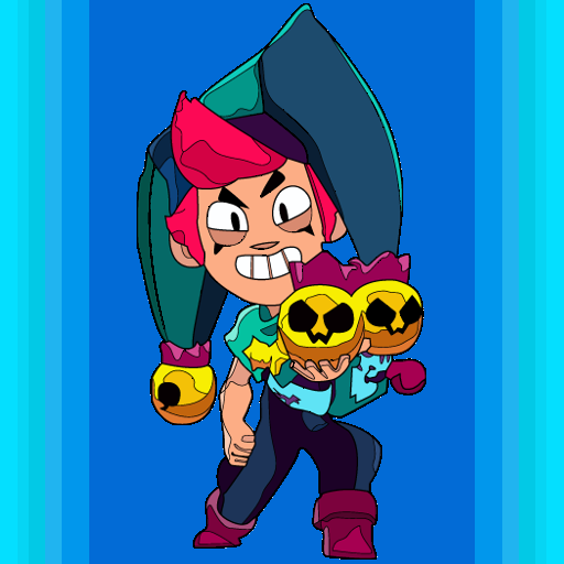 Coloring book of brawl stars