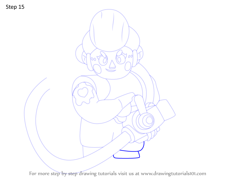 How to draw pam from brawl stars brawl stars step by step