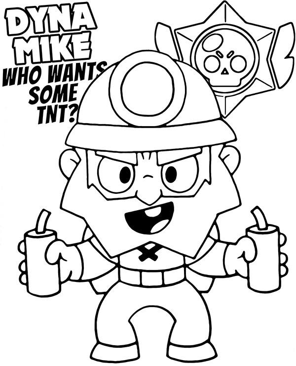 Top brawl stars coloring pages