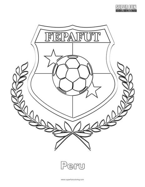Panama football coloring page