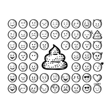 Emoji sketch images â browse photos vectors and video