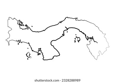Panama hand drawn map images stock photos d objects vectors
