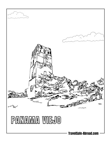 Free panama coloring pages for download printable pdf