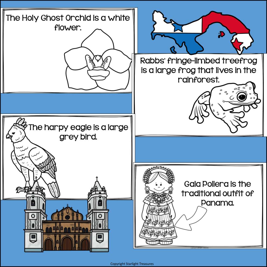 Panama mini book for early readers