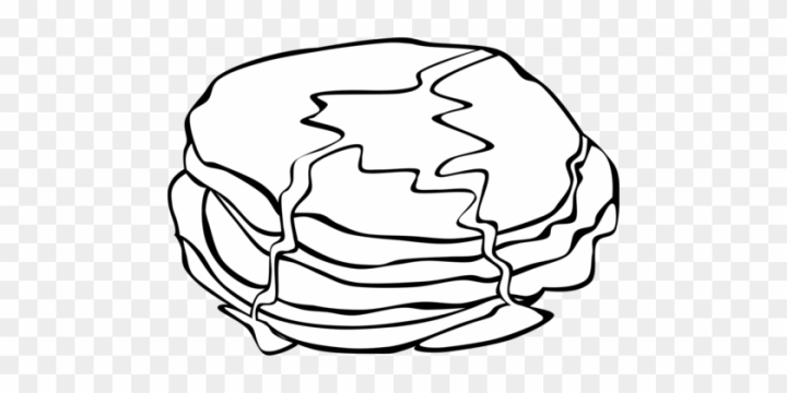 Free breakfast pancake coloring book colouring pages fried