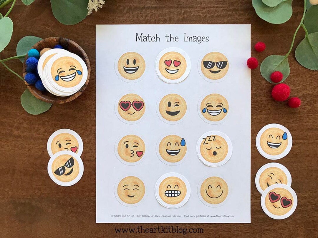 Pancake emoji memory match game printable pancake emoji busy book page homeschool printable gameschooling kids games card game