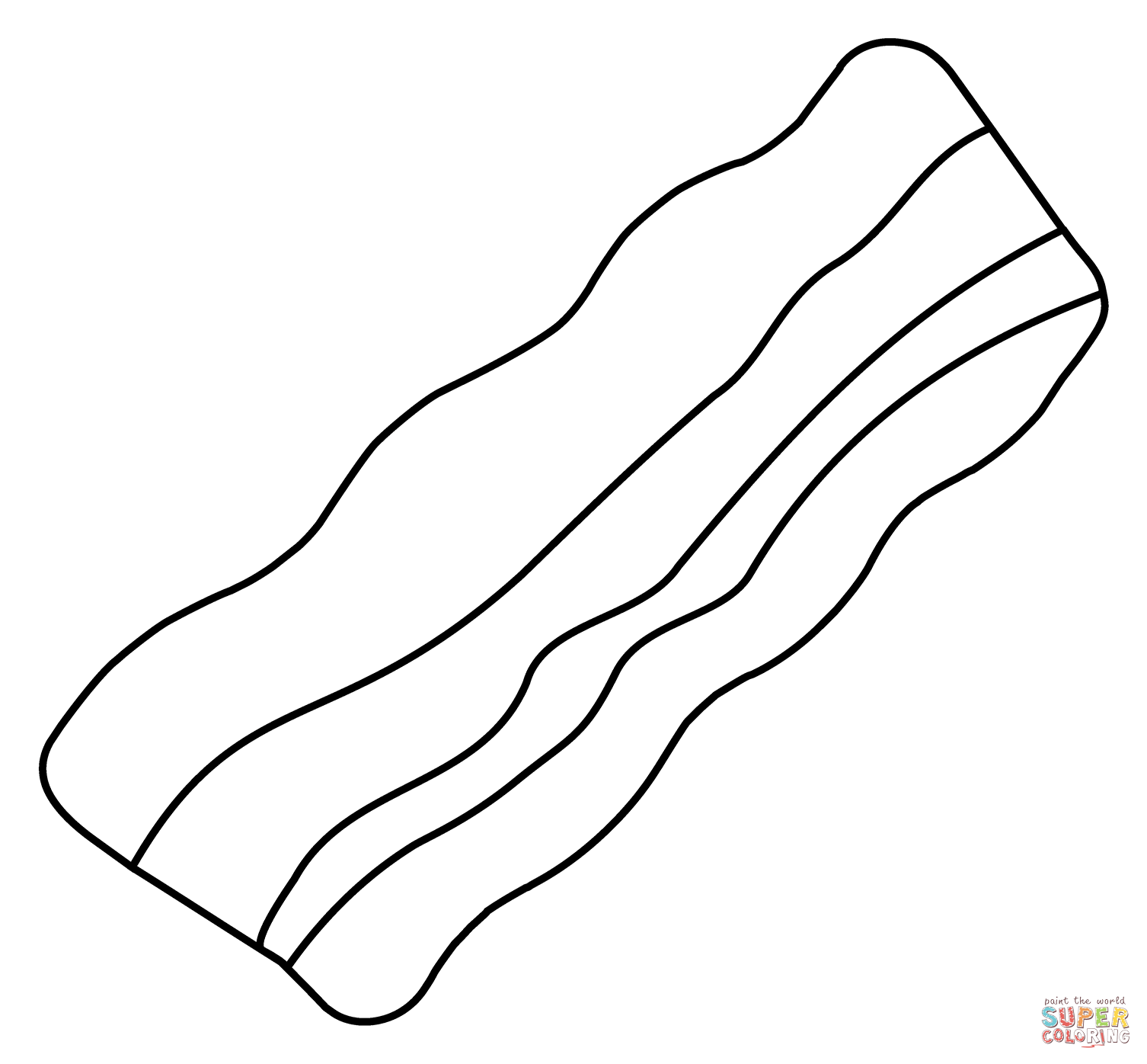 Bacon emoji coloring page free printable coloring pages