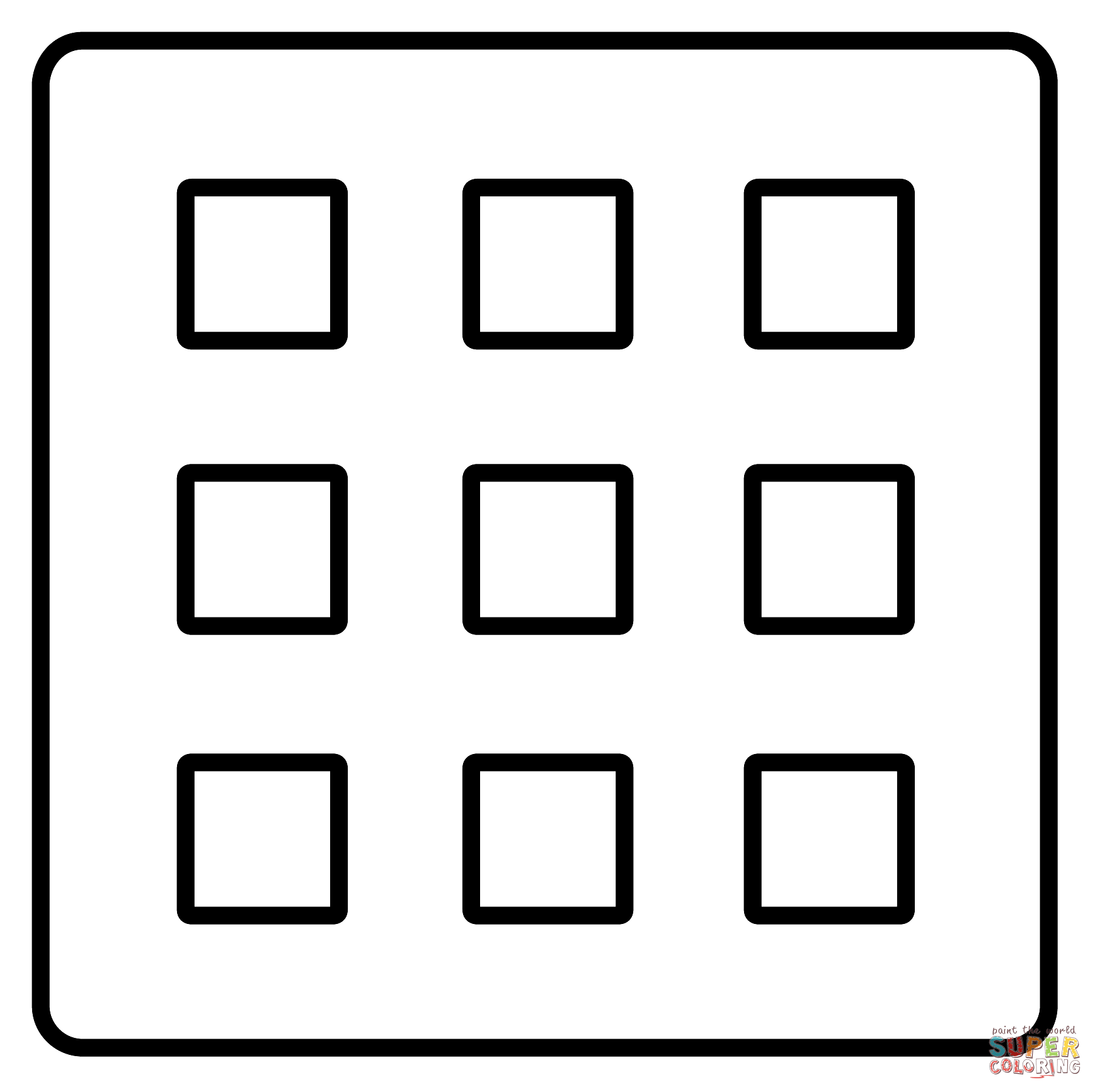 Waffle emoji coloring page free printable coloring pages