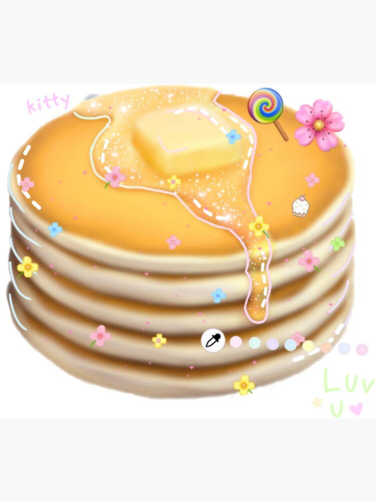 Kawaii pancake emoji magnet for sale by bunnyboyfriend