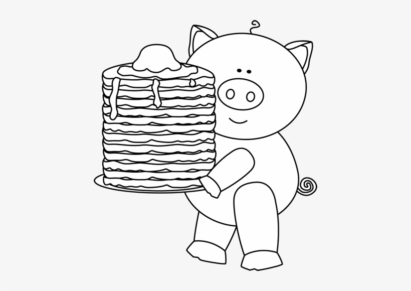 Pancake clipart if you give a pig a pancake
