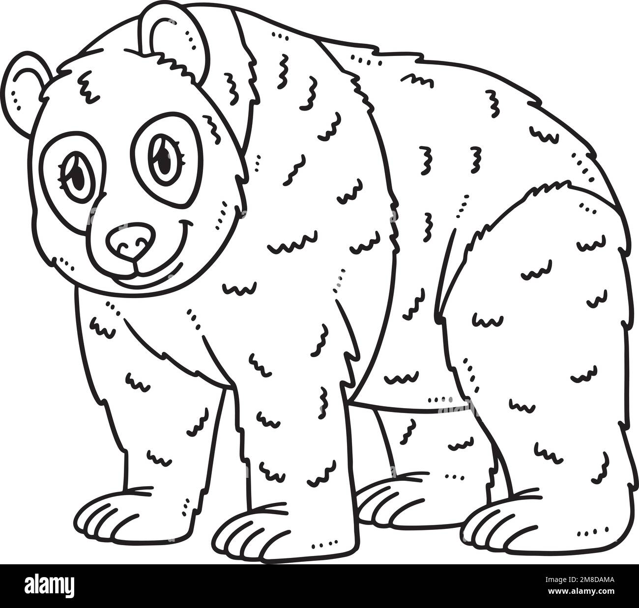 Panda colouring hi
