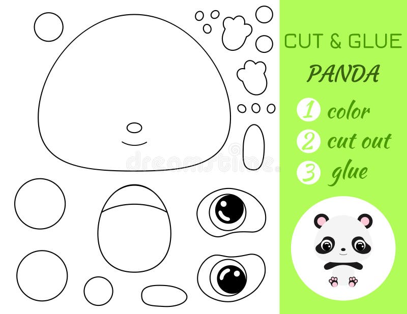 Panda cut stock illustrations â panda cut stock illustrations vectors clipart