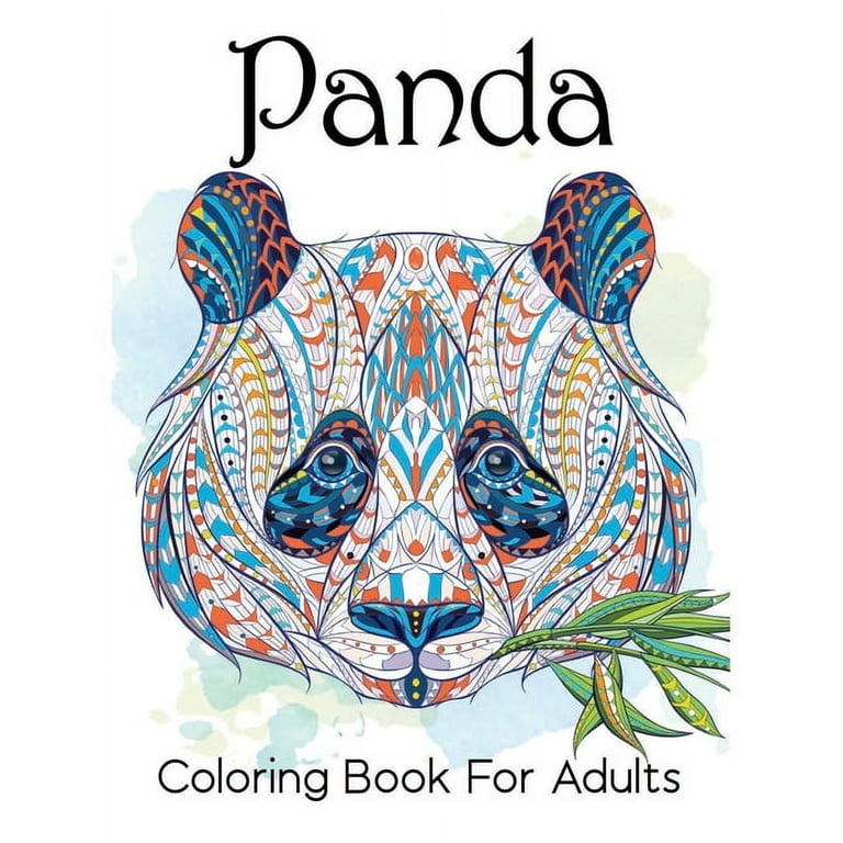 Panda coloring book for adults panda coloring book for adults stress