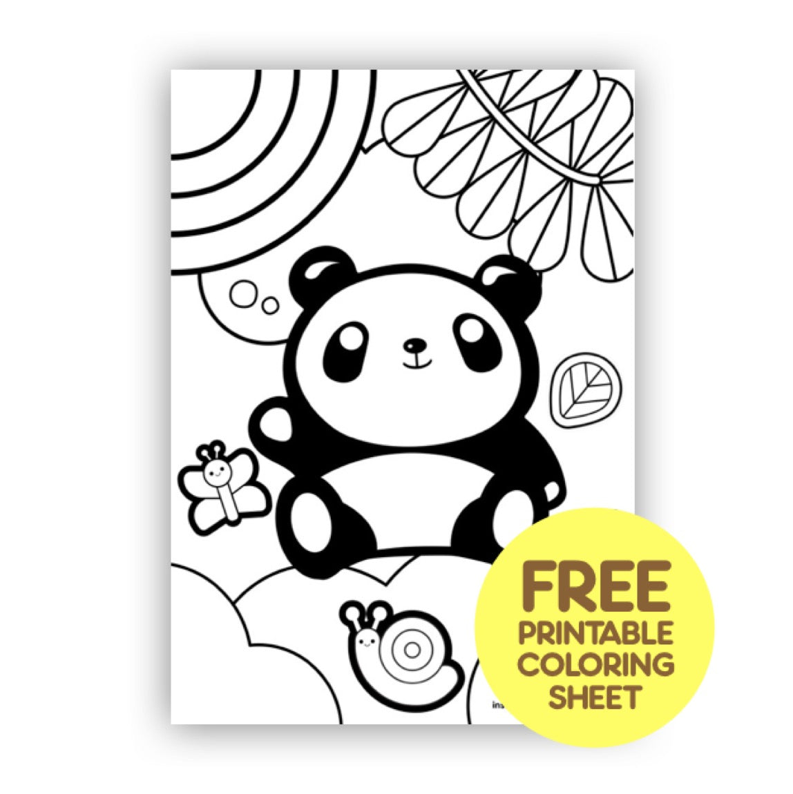 Tiny things free printable chabee the hungry panda summer art worksho â tiny buds baby naturals