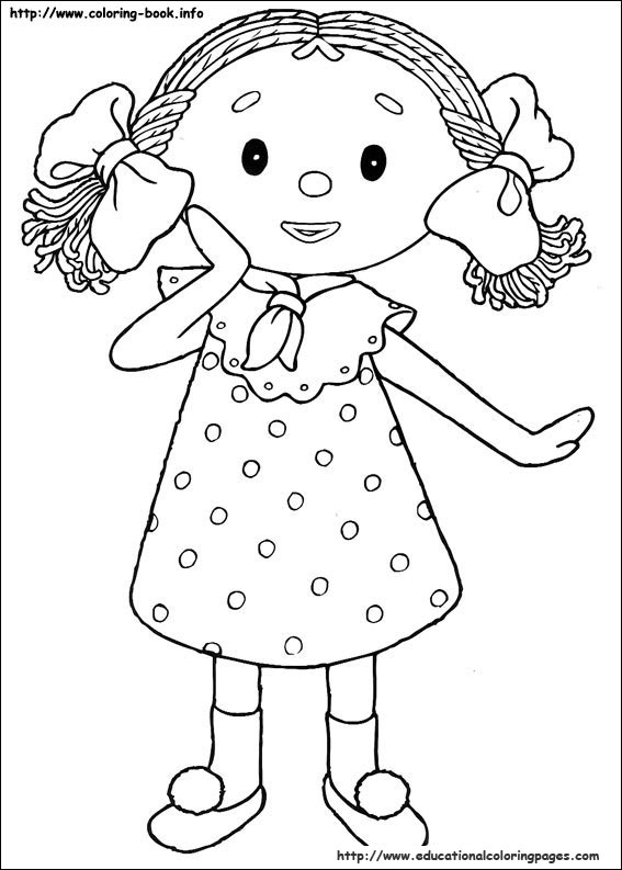 Andy pandy coloring pages