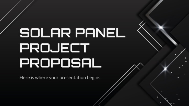 Propuesta de proyecto de paneles solares google slides y ppt