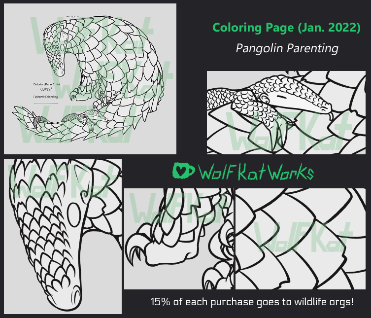 Wildlife coloring page