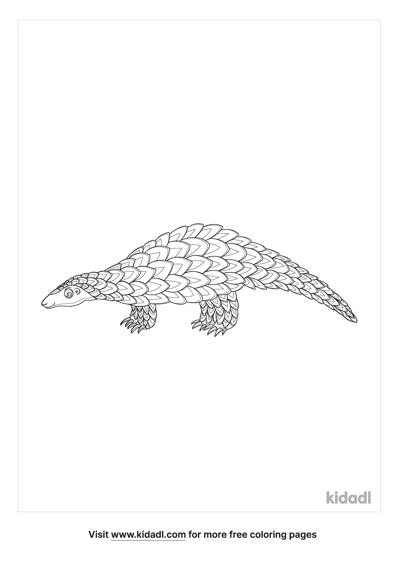 Free pangolin coloring page coloring page printables
