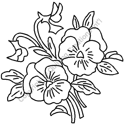 Pansy bouquet