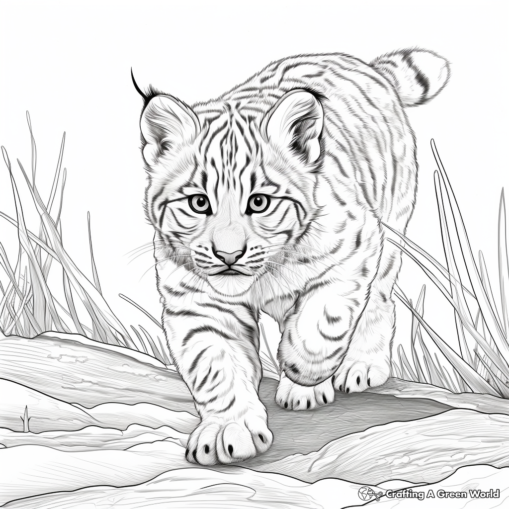 Lynx coloring pages