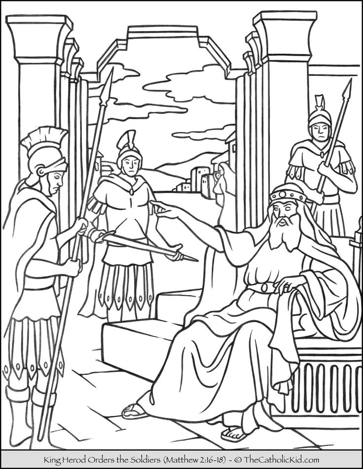 King herod orders the soldiers