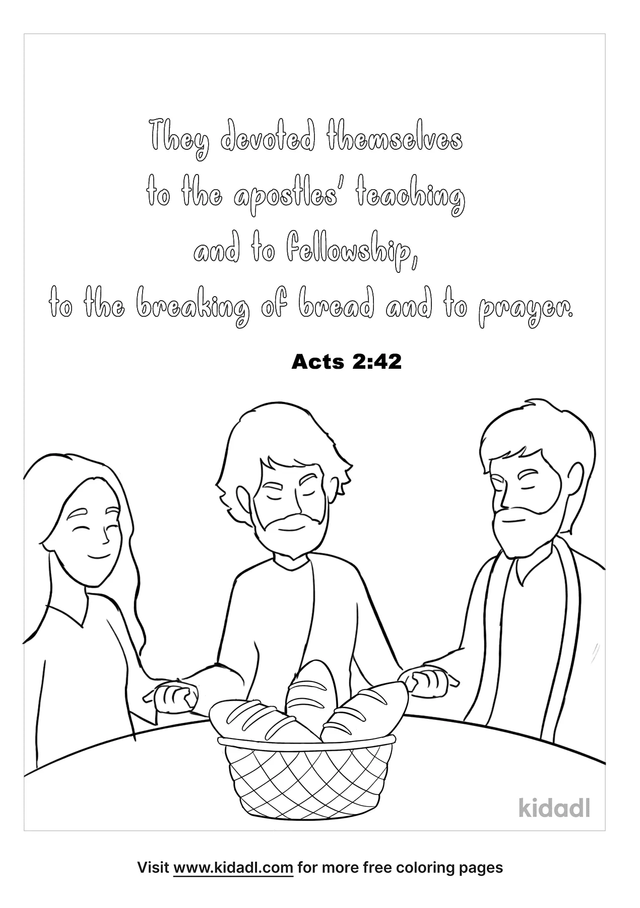 Free acts coloring page coloring page printables