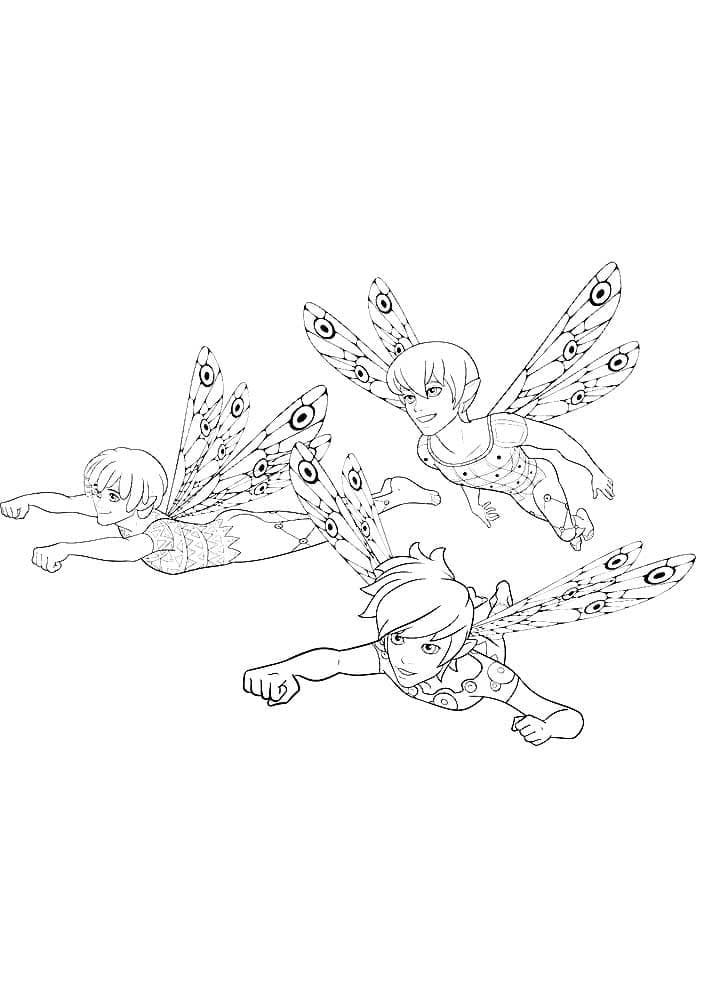 Panthea from mia and me coloring page