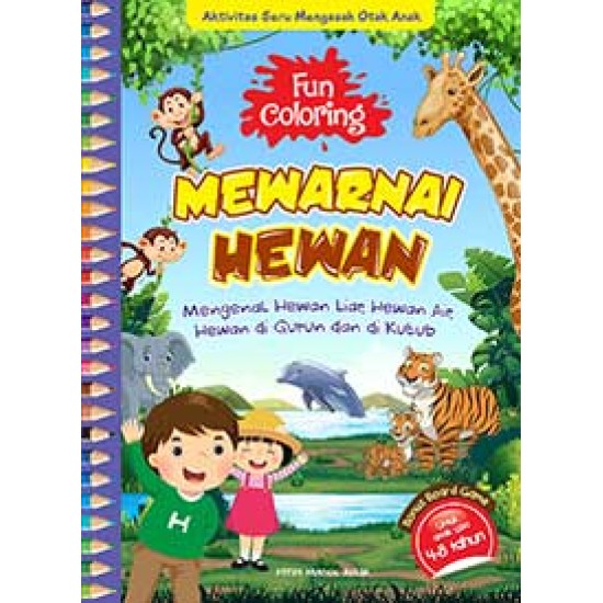 Fun coloring mewarnai hewan