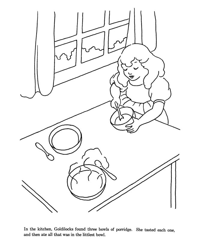 Goldilocks and the three bears coloring pages goldilocks found bear coloring pages coloring pages panda coloring pages