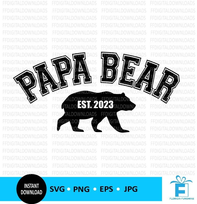 Papa bear printable