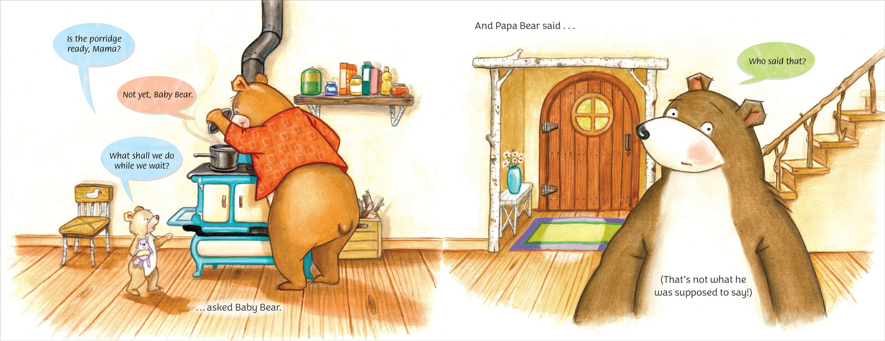 Papa bears page fright â peter pauper press