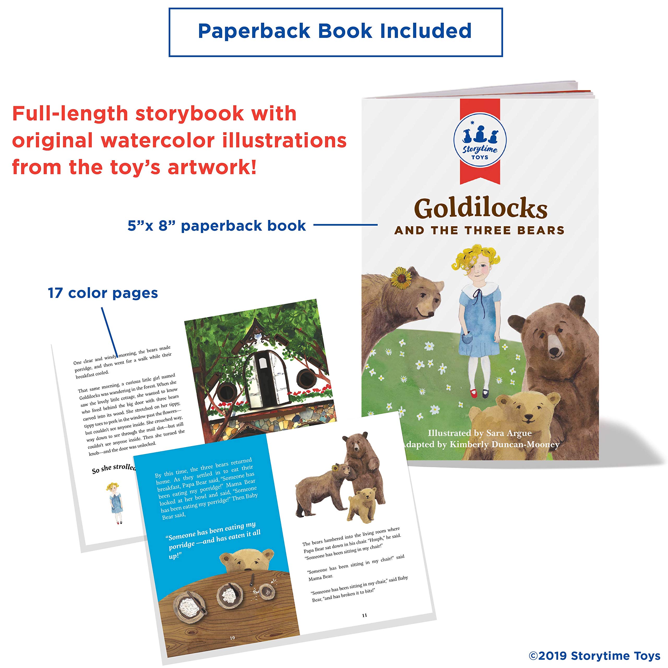Storytime toys goldilocks and the three bears d puzzle