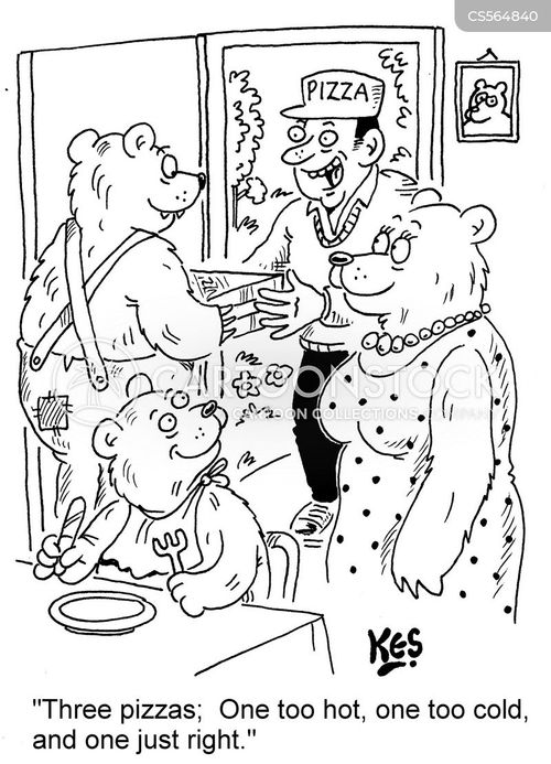 Bowls of porridge cartoons and ics