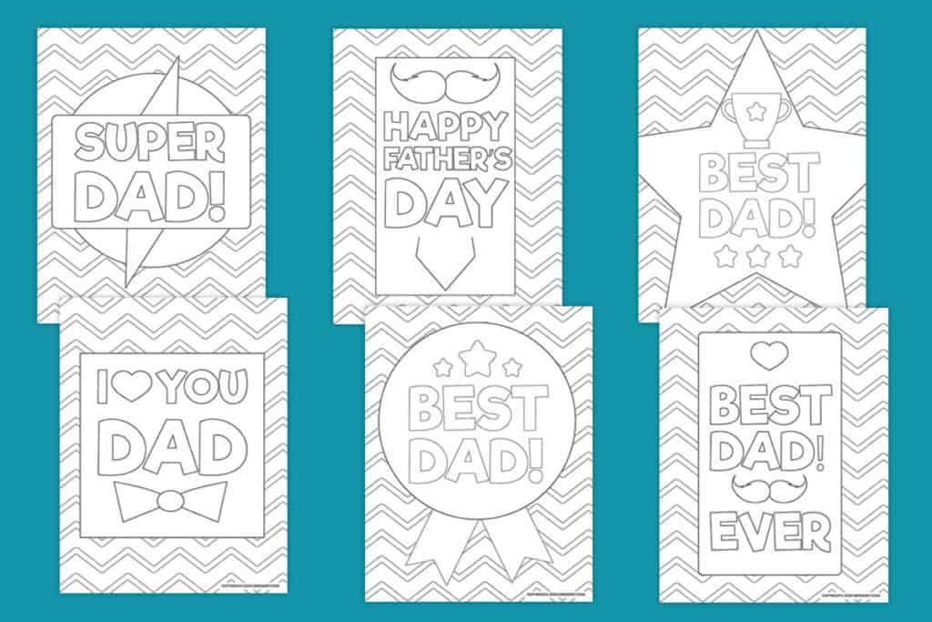 Dad coloring pages