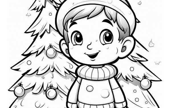 Kit infantil desenhos natalinos para imprimir e colorir