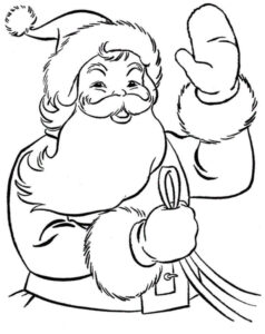 Desenhos de papai noel para colorir colorir e pintar no natal