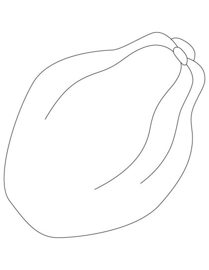 Papaya coloring page download free papaya coloring page for kids best coloring pages fruit coloring pages fruit vector coloring pages for kids