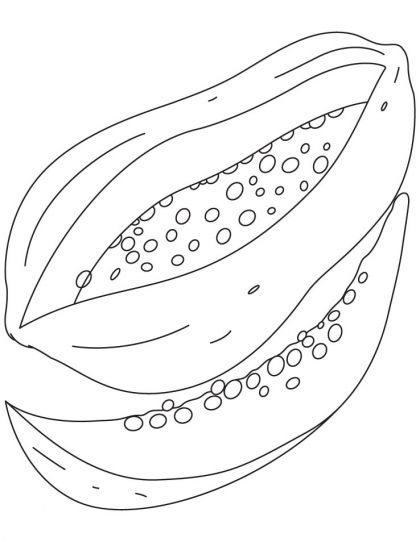 Papaya coloring page download free papaya coloring page for kids best coloring pages coloring pages coloring pages for kids papaya