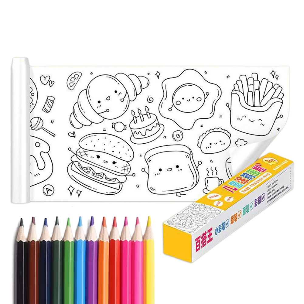 Papel para colorear con temãtica de animal rollo de grafiti para pintar manualidad para niãos cumpleaãos navidad juego de rollos pãginas de pintura