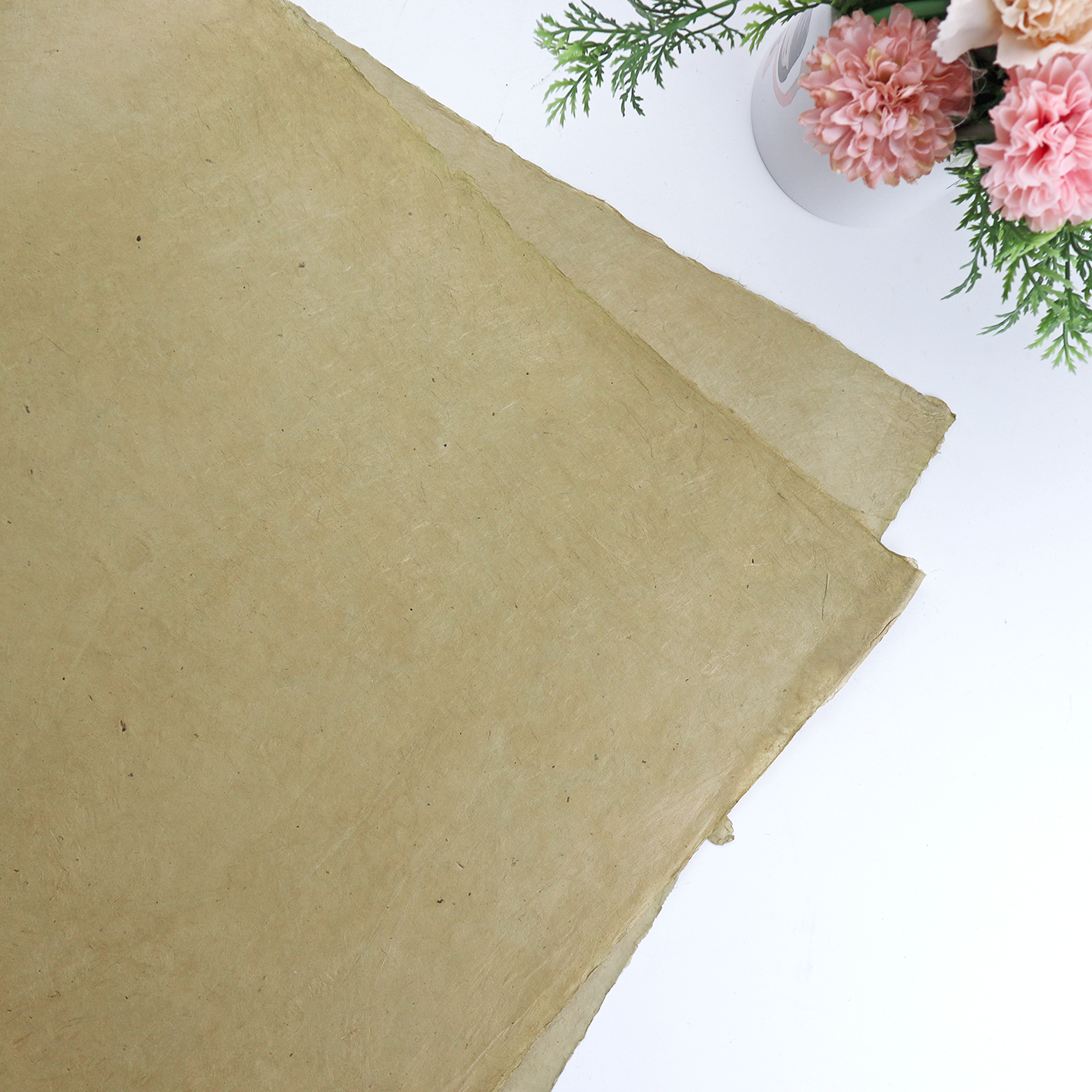 Papel hecho a mano color natural alãºa cid scrapbooking