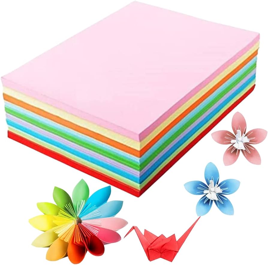 Tokerd hojas papel de color a para origami gsm cartulinas de color manualidad con color papel papel manualidad niãos cartulina para bricolaje dibujo decoraciãn boceto corte hogar y cocina