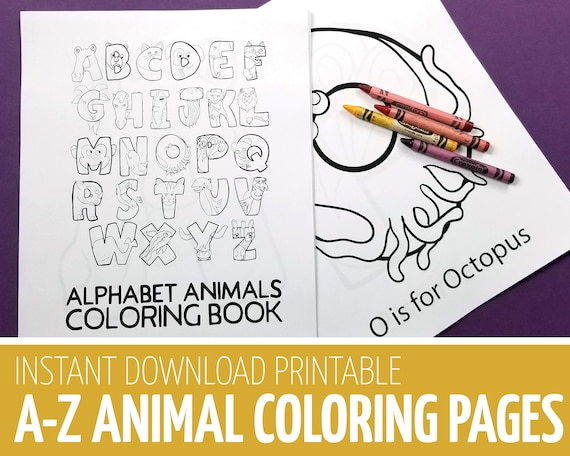 Dibujos para colorear del abecedario manualidades para niãos pequeãos y preescolares abecedario imprimible con animales abc para colorear