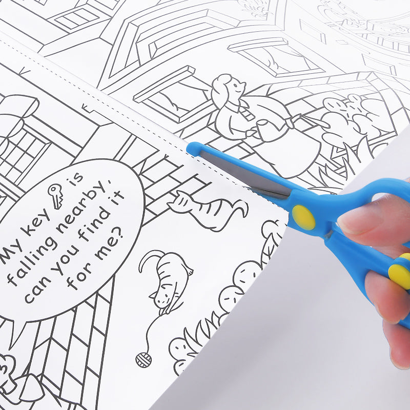 Manualidades niãos rollo de papel para colorear