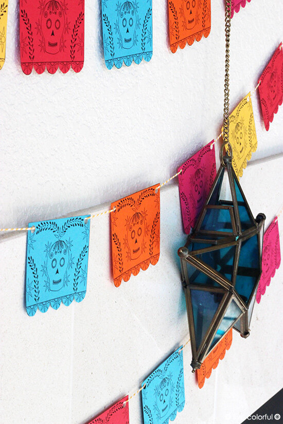 Free printable mini papel picado â live colorful
