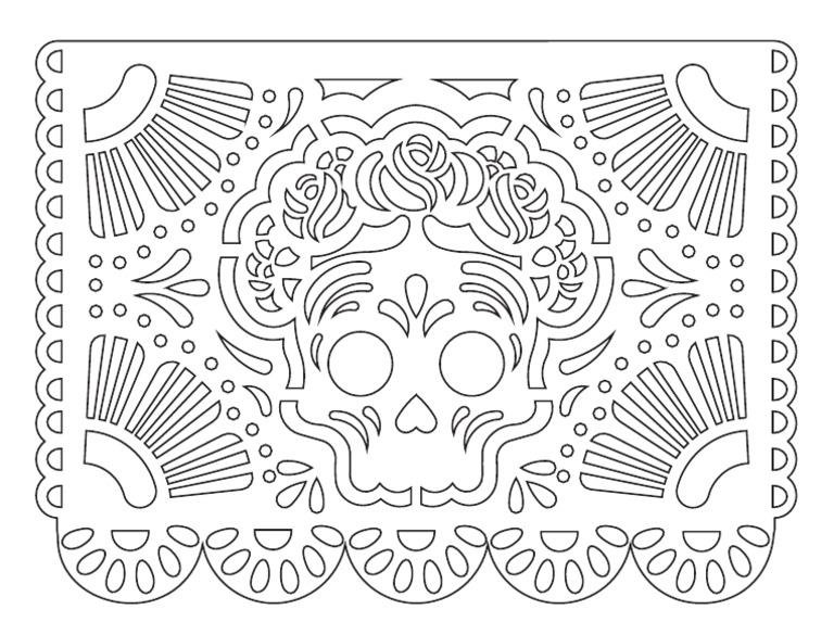 Papel picado dia de muertos pdf