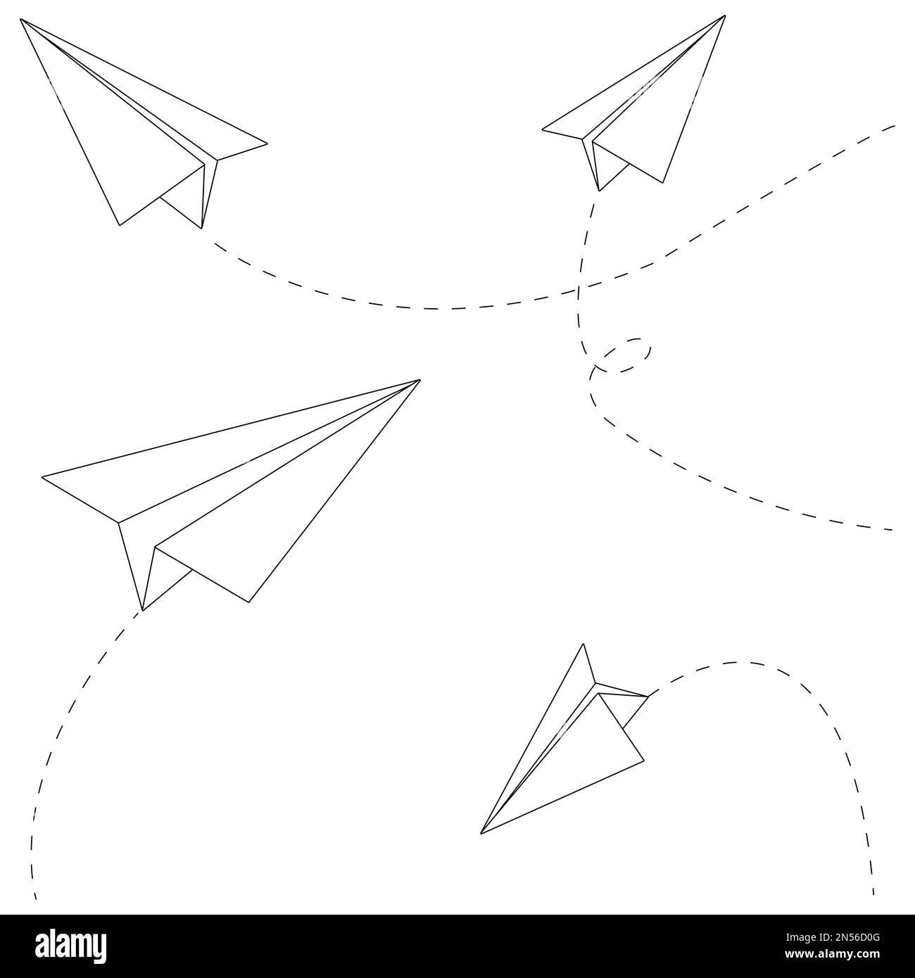 Paper plane classroom cut out stock images pictures