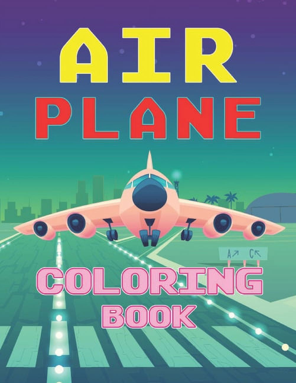 Airplanes coloring book fun kids paper airplane book creative designs and fun with easy and simple x inch to get different airplane coloring coloring pages paperback