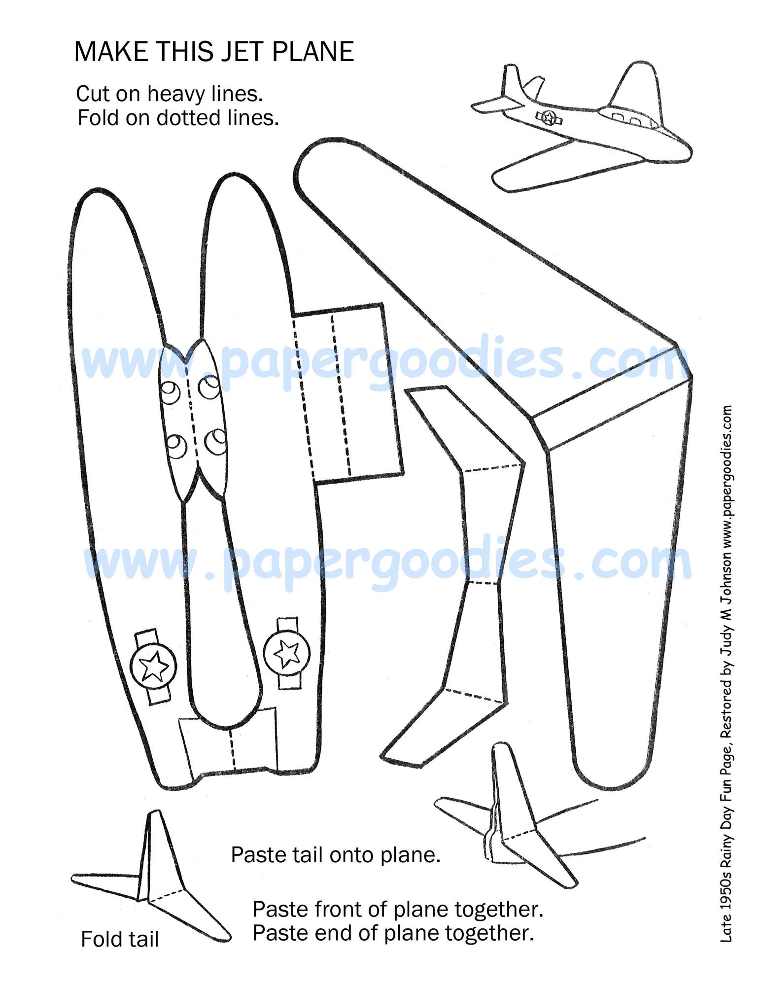 Instant printable download airplanes to color