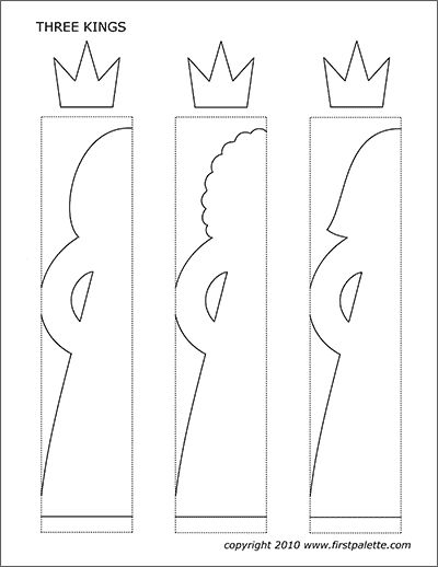 Three kings chain template free printable templates coloring pages in printable christmas coloring pages templates printable free christmas coloring pages
